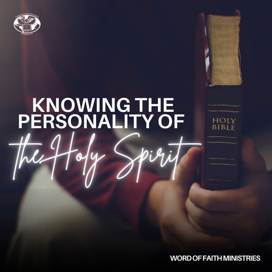 The Person Of The Holy Spirit Session 1